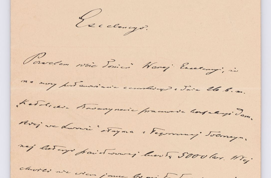 Zdjęcie nr 435 dla obiektu archiwalnego: Listy kierowane do Józefa Bilczewskiego w roku 1906