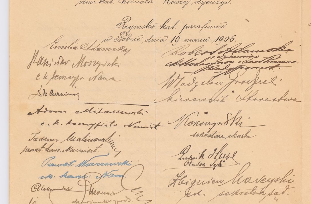 Zdjęcie nr 428 dla obiektu archiwalnego: Listy kierowane do Józefa Bilczewskiego w roku 1906