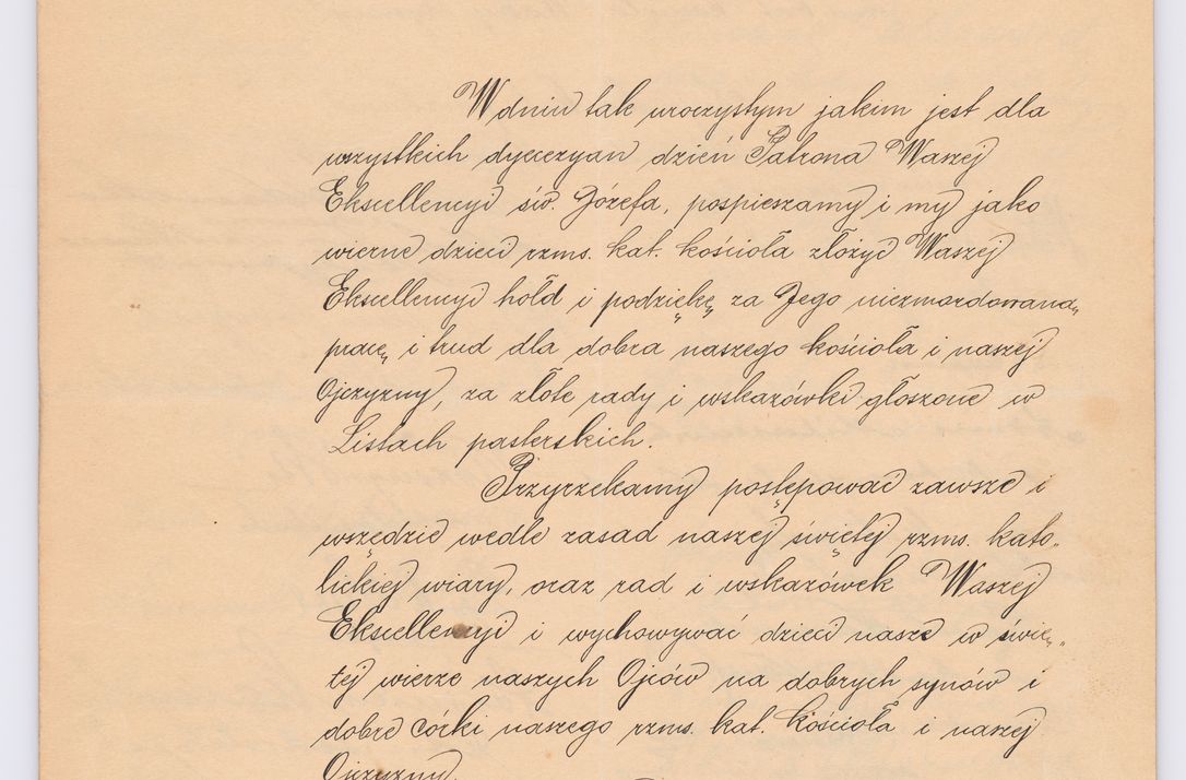 Zdjęcie nr 427 dla obiektu archiwalnego: Listy kierowane do Józefa Bilczewskiego w roku 1906