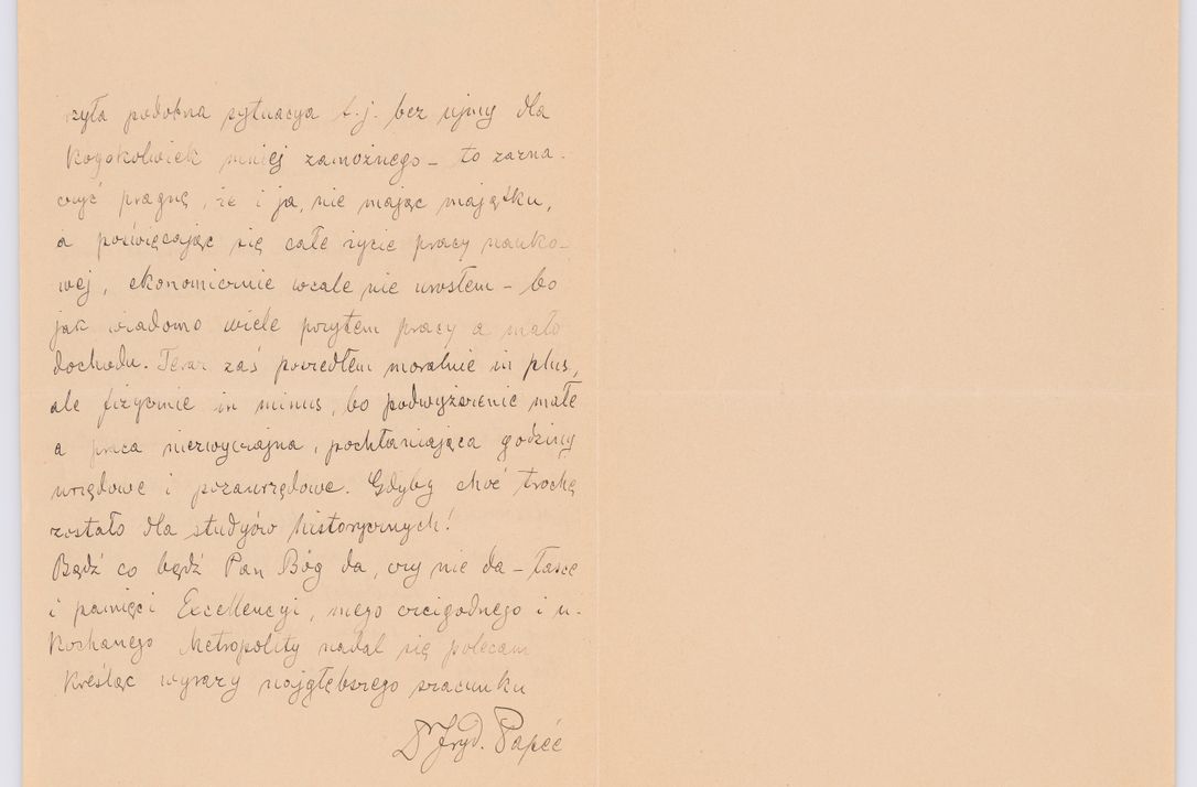 Zdjęcie nr 425 dla obiektu archiwalnego: Listy kierowane do Józefa Bilczewskiego w roku 1906