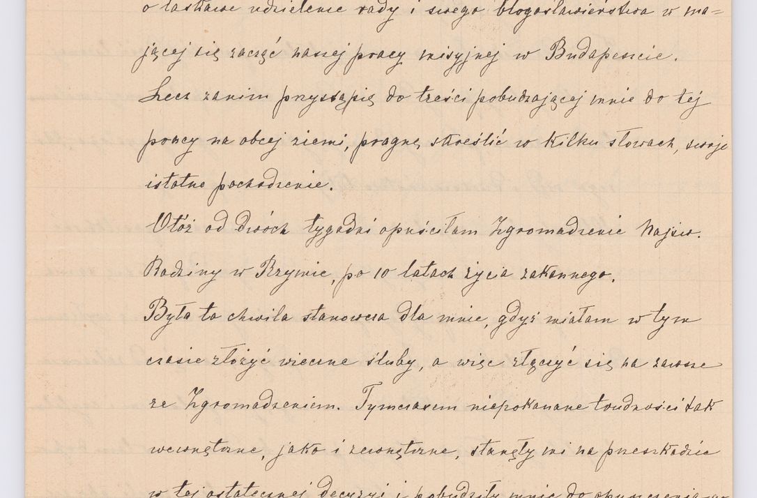 Zdjęcie nr 413 dla obiektu archiwalnego: Listy kierowane do Józefa Bilczewskiego w roku 1906