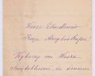 Zdjęcie nr 385 dla obiektu archiwalnego: Listy kierowane do Józefa Bilczewskiego w roku 1906