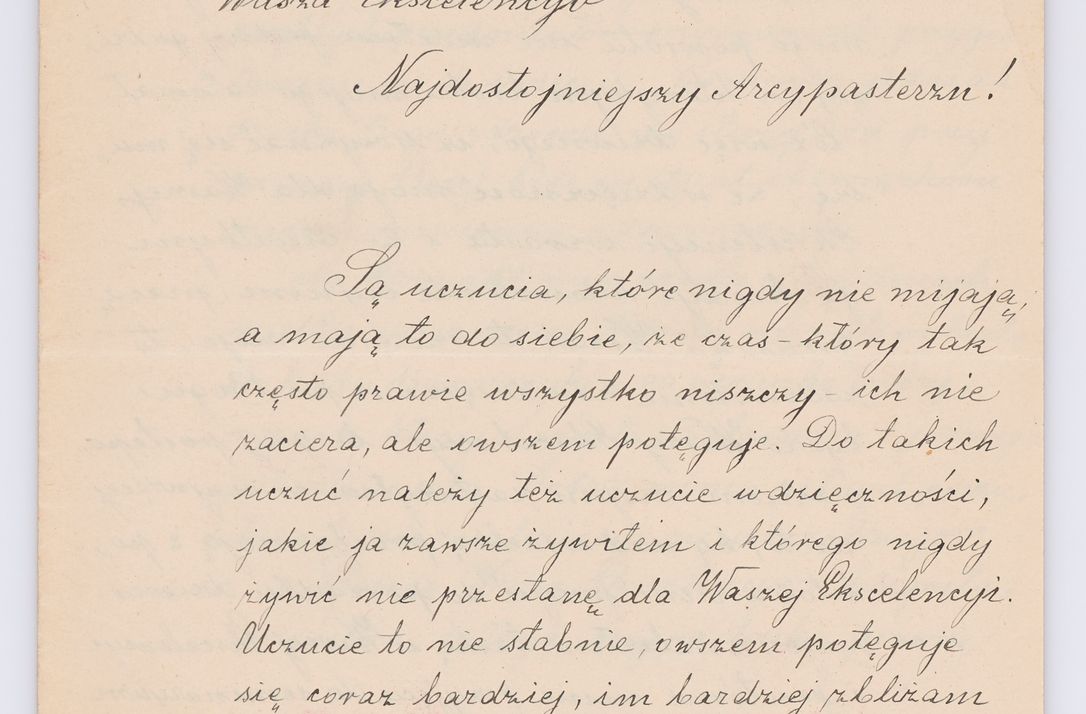 Zdjęcie nr 355 dla obiektu archiwalnego: Listy kierowane do Józefa Bilczewskiego w roku 1906
