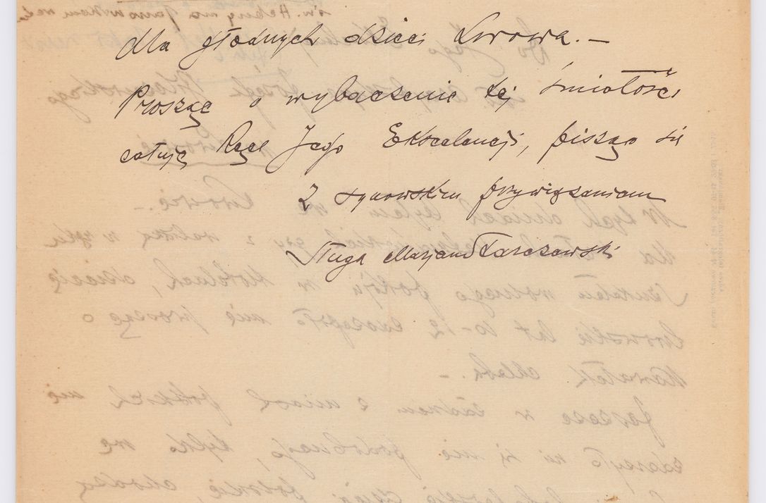 Zdjęcie nr 751 dla obiektu archiwalnego: Listy kierowane do Józefa Bilczewskiego w roku 1906
