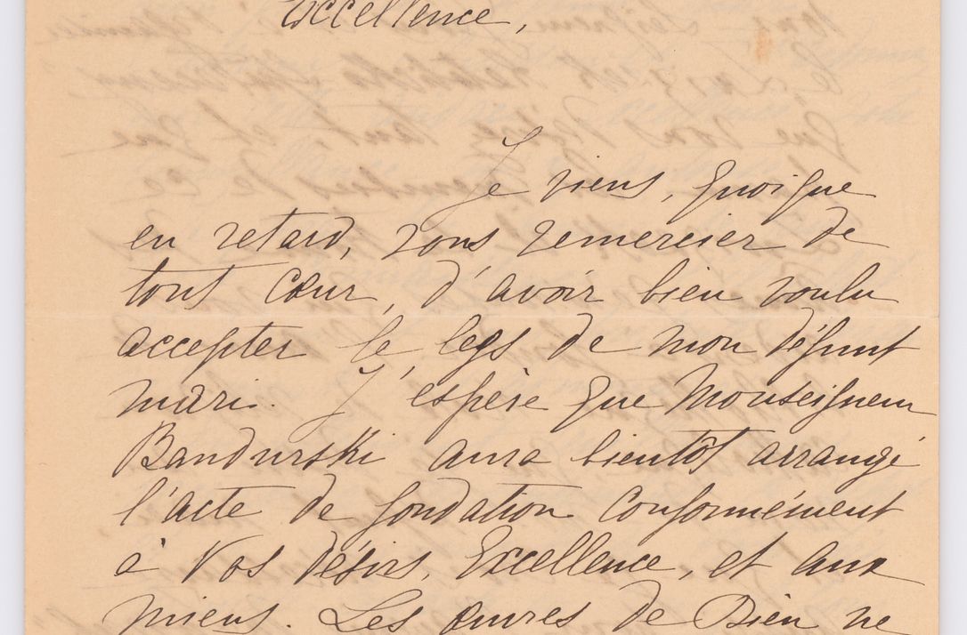 Zdjęcie nr 745 dla obiektu archiwalnego: Listy kierowane do Józefa Bilczewskiego w roku 1906