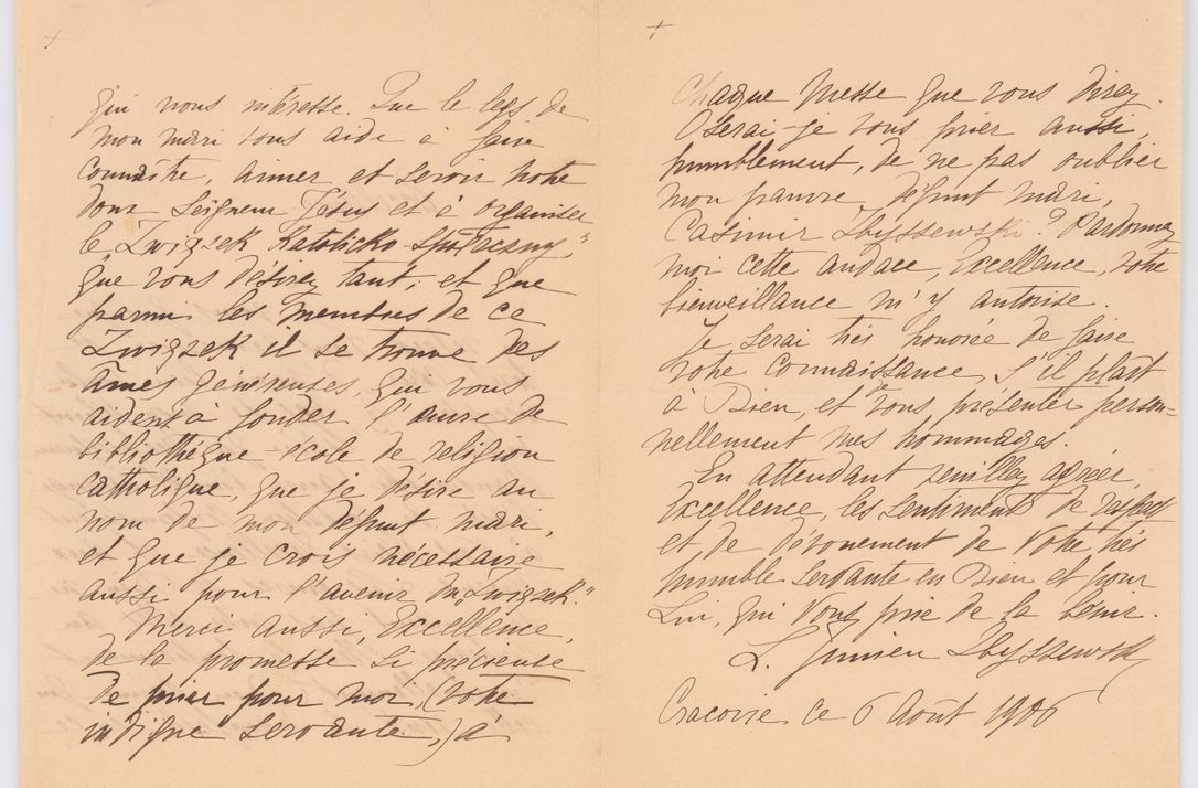 Zdjęcie nr 746 dla obiektu archiwalnego: Listy kierowane do Józefa Bilczewskiego w roku 1906