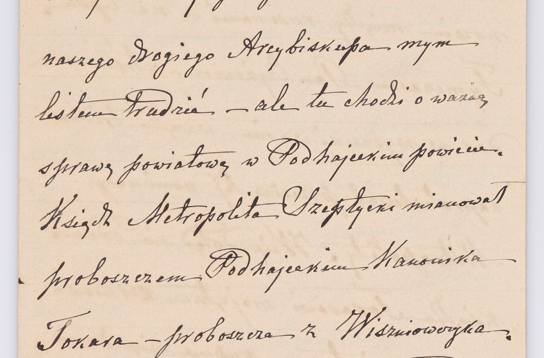 Zdjęcie nr 742 dla obiektu archiwalnego: Listy kierowane do Józefa Bilczewskiego w roku 1906