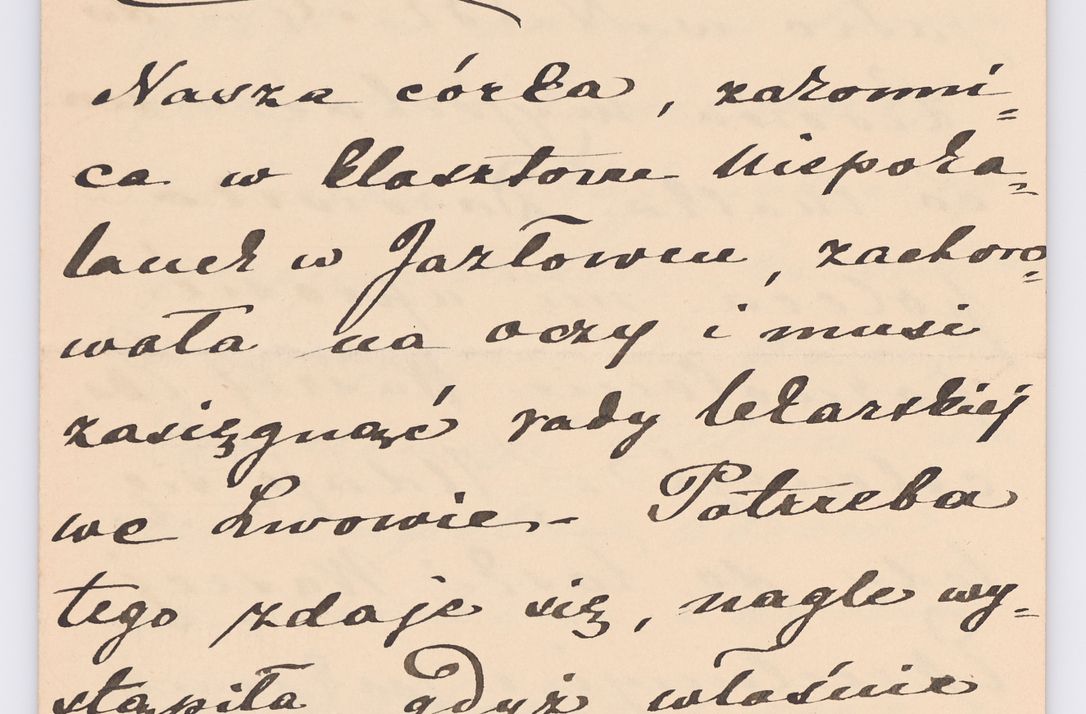 Zdjęcie nr 736 dla obiektu archiwalnego: Listy kierowane do Józefa Bilczewskiego w roku 1906