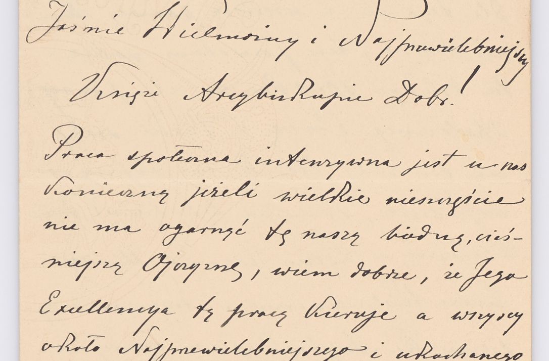 Zdjęcie nr 739 dla obiektu archiwalnego: Listy kierowane do Józefa Bilczewskiego w roku 1906