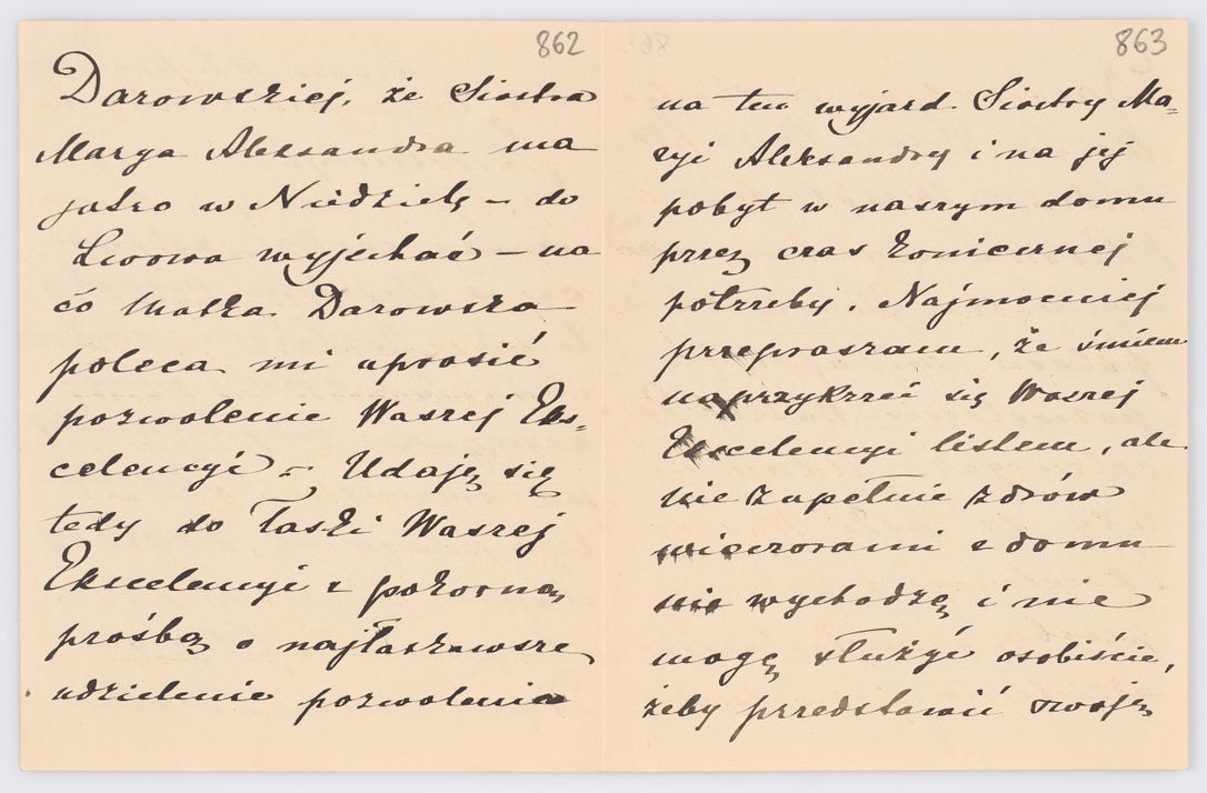 Zdjęcie nr 737 dla obiektu archiwalnego: Listy kierowane do Józefa Bilczewskiego w roku 1906