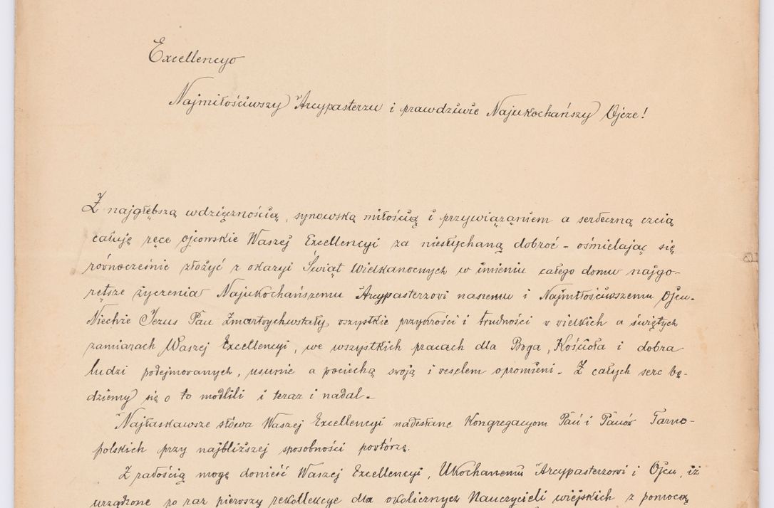 Zdjęcie nr 727 dla obiektu archiwalnego: Listy kierowane do Józefa Bilczewskiego w roku 1906