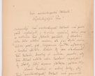 Zdjęcie nr 695 dla obiektu archiwalnego: Listy kierowane do Józefa Bilczewskiego w roku 1906
