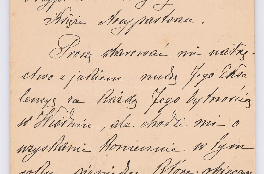 Zdjęcie nr 627 dla obiektu archiwalnego: Listy kierowane do Józefa Bilczewskiego w roku 1906