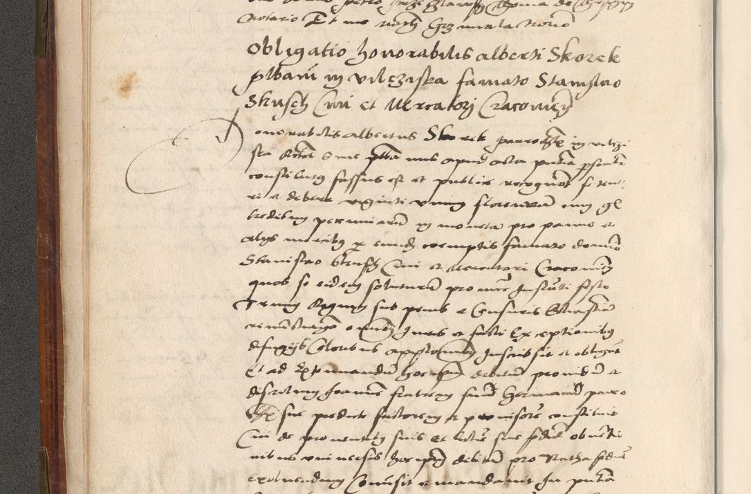Zdjęcie nr 19 dla obiektu archiwalnego: Volumen (Pri)mum Actorum R(evere)nd(i)s(s)imi in Christo Patris D(omi)ni Petri de Gamratis Episcopi Cracoviensis a die prima mensis Novembris Anni 1539vi ad finem eiusdem anni et successive per annos 1539num et 1540mum