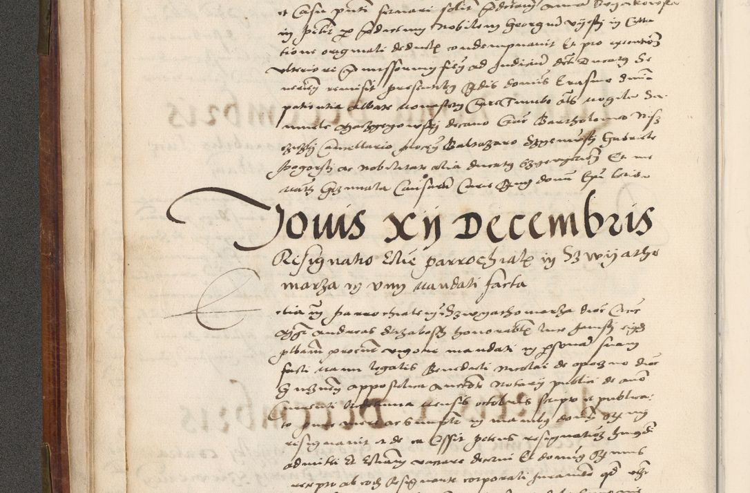 Zdjęcie nr 25 dla obiektu archiwalnego: Volumen (Pri)mum Actorum R(evere)nd(i)s(s)imi in Christo Patris D(omi)ni Petri de Gamratis Episcopi Cracoviensis a die prima mensis Novembris Anni 1539vi ad finem eiusdem anni et successive per annos 1539num et 1540mum