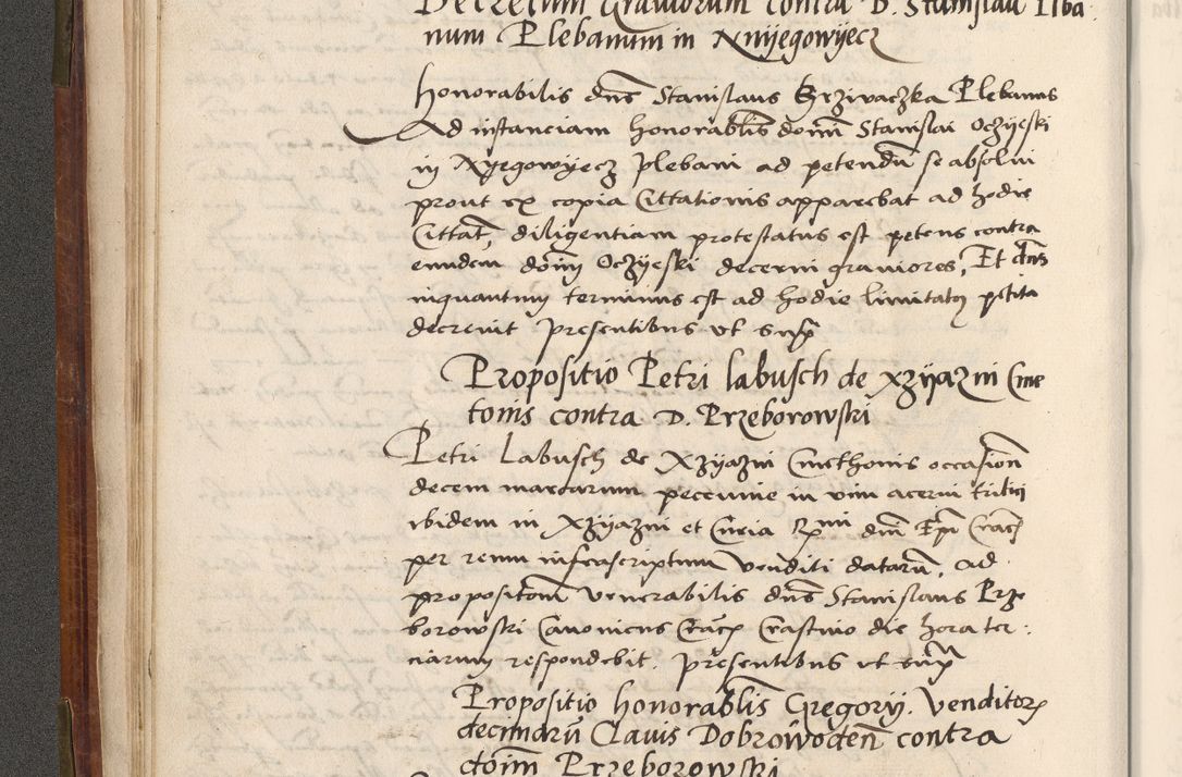 Zdjęcie nr 31 dla obiektu archiwalnego: Volumen (Pri)mum Actorum R(evere)nd(i)s(s)imi in Christo Patris D(omi)ni Petri de Gamratis Episcopi Cracoviensis a die prima mensis Novembris Anni 1539vi ad finem eiusdem anni et successive per annos 1539num et 1540mum