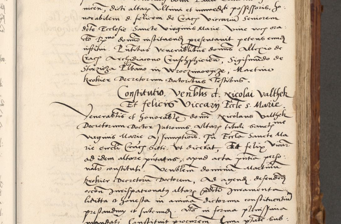Zdjęcie nr 42 dla obiektu archiwalnego: Volumen (Pri)mum Actorum R(evere)nd(i)s(s)imi in Christo Patris D(omi)ni Petri de Gamratis Episcopi Cracoviensis a die prima mensis Novembris Anni 1539vi ad finem eiusdem anni et successive per annos 1539num et 1540mum