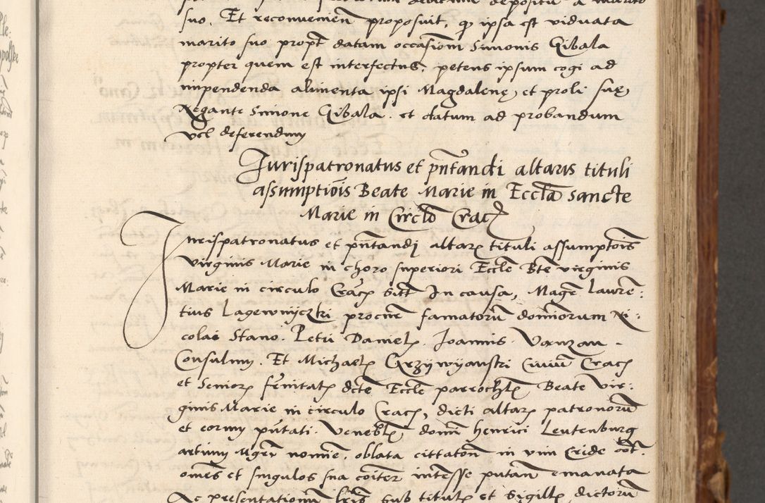 Zdjęcie nr 44 dla obiektu archiwalnego: Volumen (Pri)mum Actorum R(evere)nd(i)s(s)imi in Christo Patris D(omi)ni Petri de Gamratis Episcopi Cracoviensis a die prima mensis Novembris Anni 1539vi ad finem eiusdem anni et successive per annos 1539num et 1540mum