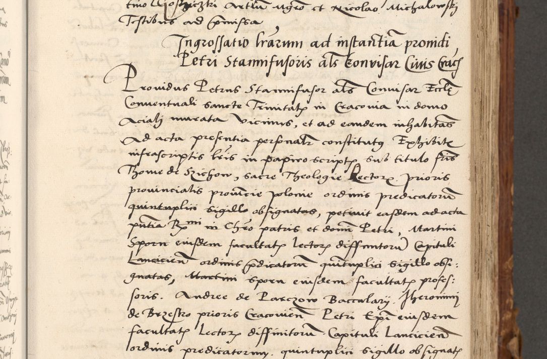 Zdjęcie nr 46 dla obiektu archiwalnego: Volumen (Pri)mum Actorum R(evere)nd(i)s(s)imi in Christo Patris D(omi)ni Petri de Gamratis Episcopi Cracoviensis a die prima mensis Novembris Anni 1539vi ad finem eiusdem anni et successive per annos 1539num et 1540mum