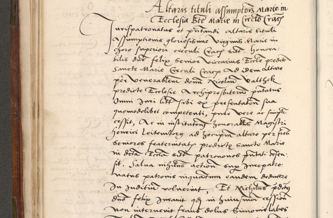 Zdjęcie nr 55 dla obiektu archiwalnego: Volumen (Pri)mum Actorum R(evere)nd(i)s(s)imi in Christo Patris D(omi)ni Petri de Gamratis Episcopi Cracoviensis a die prima mensis Novembris Anni 1539vi ad finem eiusdem anni et successive per annos 1539num et 1540mum