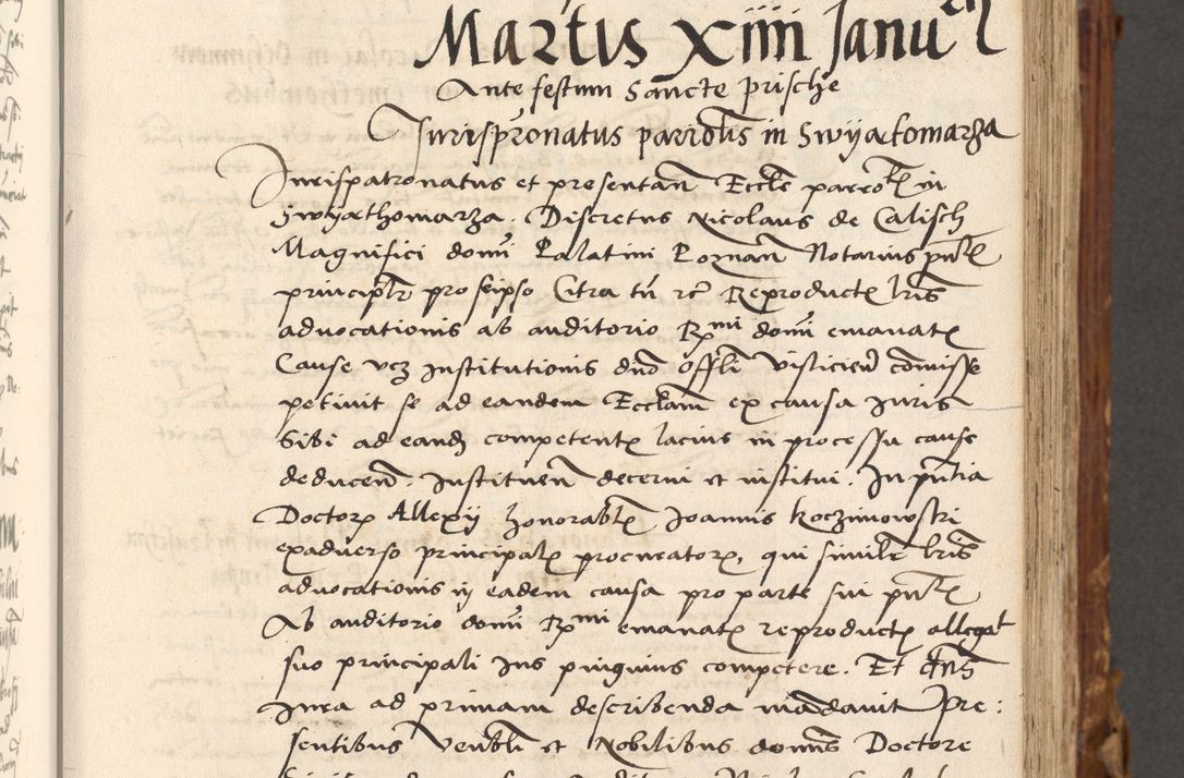 Zdjęcie nr 58 dla obiektu archiwalnego: Volumen (Pri)mum Actorum R(evere)nd(i)s(s)imi in Christo Patris D(omi)ni Petri de Gamratis Episcopi Cracoviensis a die prima mensis Novembris Anni 1539vi ad finem eiusdem anni et successive per annos 1539num et 1540mum