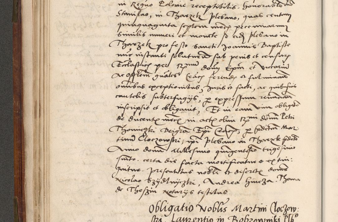 Zdjęcie nr 67 dla obiektu archiwalnego: Volumen (Pri)mum Actorum R(evere)nd(i)s(s)imi in Christo Patris D(omi)ni Petri de Gamratis Episcopi Cracoviensis a die prima mensis Novembris Anni 1539vi ad finem eiusdem anni et successive per annos 1539num et 1540mum