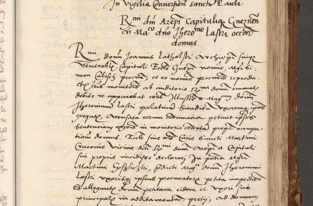 Zdjęcie nr 68 dla obiektu archiwalnego: Volumen (Pri)mum Actorum R(evere)nd(i)s(s)imi in Christo Patris D(omi)ni Petri de Gamratis Episcopi Cracoviensis a die prima mensis Novembris Anni 1539vi ad finem eiusdem anni et successive per annos 1539num et 1540mum