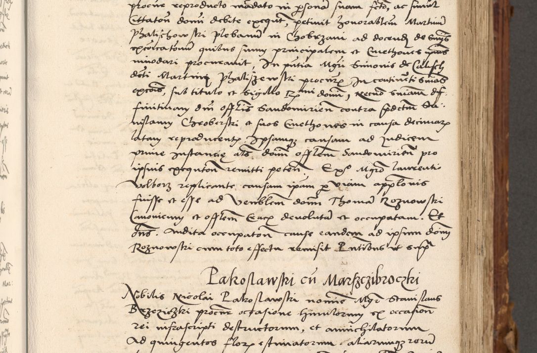 Zdjęcie nr 72 dla obiektu archiwalnego: Volumen (Pri)mum Actorum R(evere)nd(i)s(s)imi in Christo Patris D(omi)ni Petri de Gamratis Episcopi Cracoviensis a die prima mensis Novembris Anni 1539vi ad finem eiusdem anni et successive per annos 1539num et 1540mum