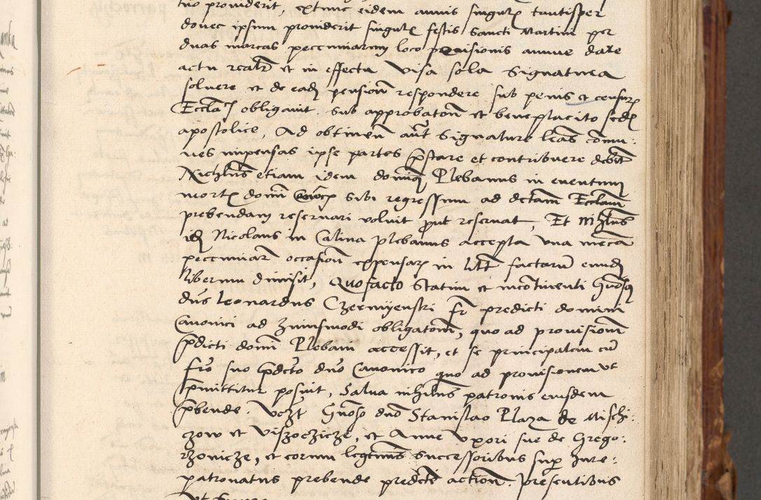 Zdjęcie nr 76 dla obiektu archiwalnego: Volumen (Pri)mum Actorum R(evere)nd(i)s(s)imi in Christo Patris D(omi)ni Petri de Gamratis Episcopi Cracoviensis a die prima mensis Novembris Anni 1539vi ad finem eiusdem anni et successive per annos 1539num et 1540mum