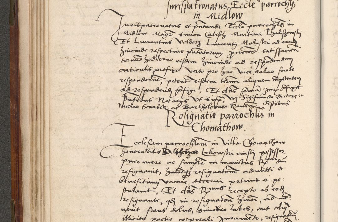 Zdjęcie nr 77 dla obiektu archiwalnego: Volumen (Pri)mum Actorum R(evere)nd(i)s(s)imi in Christo Patris D(omi)ni Petri de Gamratis Episcopi Cracoviensis a die prima mensis Novembris Anni 1539vi ad finem eiusdem anni et successive per annos 1539num et 1540mum