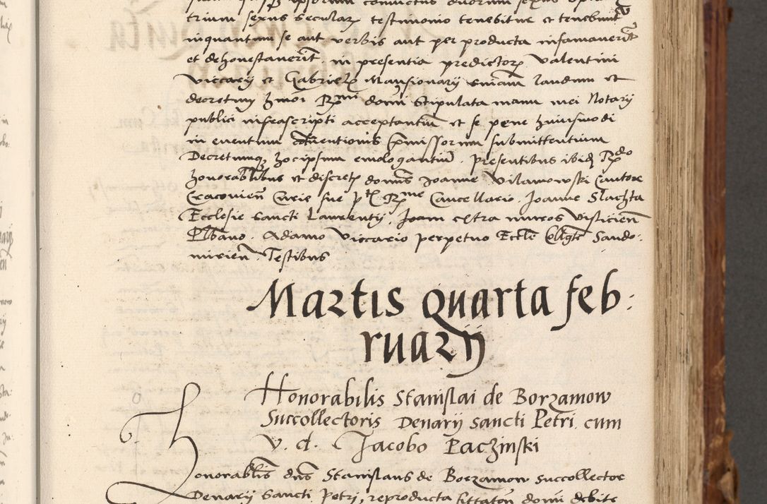 Zdjęcie nr 82 dla obiektu archiwalnego: Volumen (Pri)mum Actorum R(evere)nd(i)s(s)imi in Christo Patris D(omi)ni Petri de Gamratis Episcopi Cracoviensis a die prima mensis Novembris Anni 1539vi ad finem eiusdem anni et successive per annos 1539num et 1540mum