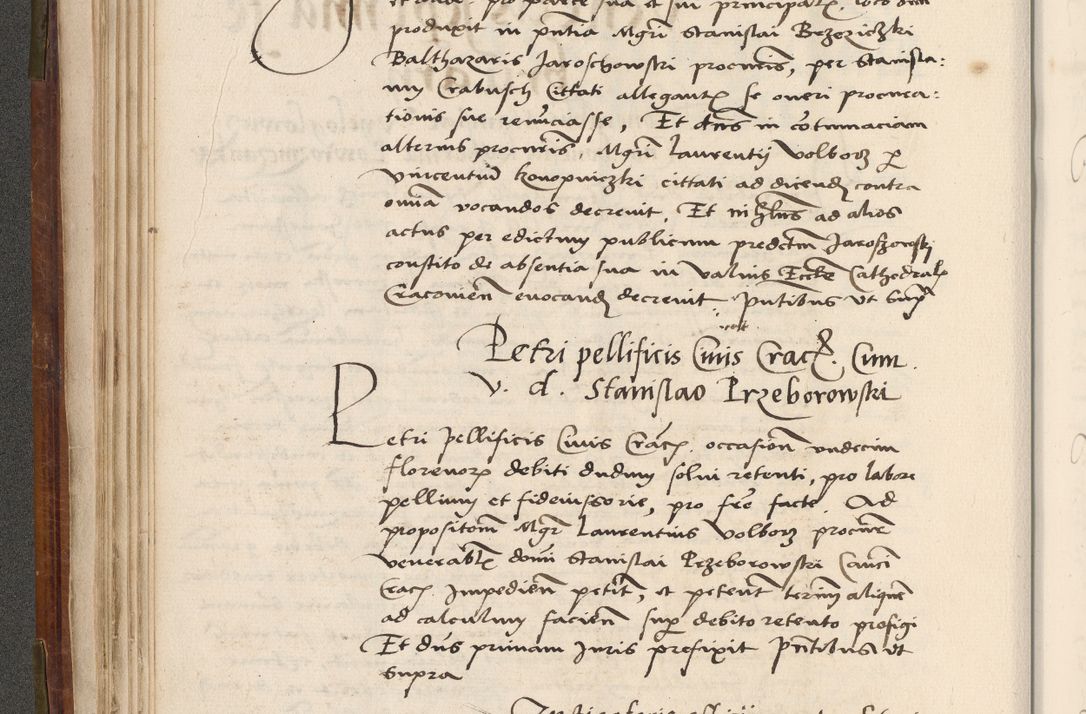 Zdjęcie nr 85 dla obiektu archiwalnego: Volumen (Pri)mum Actorum R(evere)nd(i)s(s)imi in Christo Patris D(omi)ni Petri de Gamratis Episcopi Cracoviensis a die prima mensis Novembris Anni 1539vi ad finem eiusdem anni et successive per annos 1539num et 1540mum