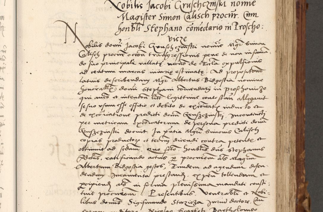 Zdjęcie nr 88 dla obiektu archiwalnego: Volumen (Pri)mum Actorum R(evere)nd(i)s(s)imi in Christo Patris D(omi)ni Petri de Gamratis Episcopi Cracoviensis a die prima mensis Novembris Anni 1539vi ad finem eiusdem anni et successive per annos 1539num et 1540mum