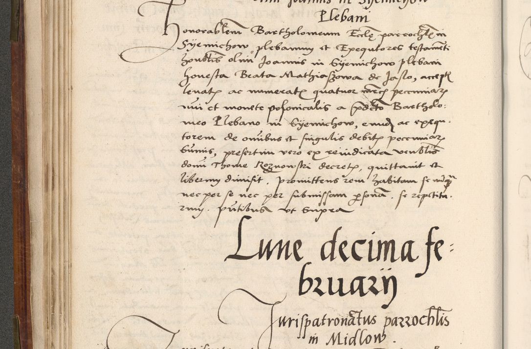 Zdjęcie nr 89 dla obiektu archiwalnego: Volumen (Pri)mum Actorum R(evere)nd(i)s(s)imi in Christo Patris D(omi)ni Petri de Gamratis Episcopi Cracoviensis a die prima mensis Novembris Anni 1539vi ad finem eiusdem anni et successive per annos 1539num et 1540mum