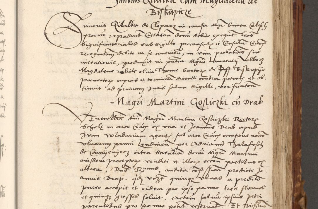 Zdjęcie nr 90 dla obiektu archiwalnego: Volumen (Pri)mum Actorum R(evere)nd(i)s(s)imi in Christo Patris D(omi)ni Petri de Gamratis Episcopi Cracoviensis a die prima mensis Novembris Anni 1539vi ad finem eiusdem anni et successive per annos 1539num et 1540mum