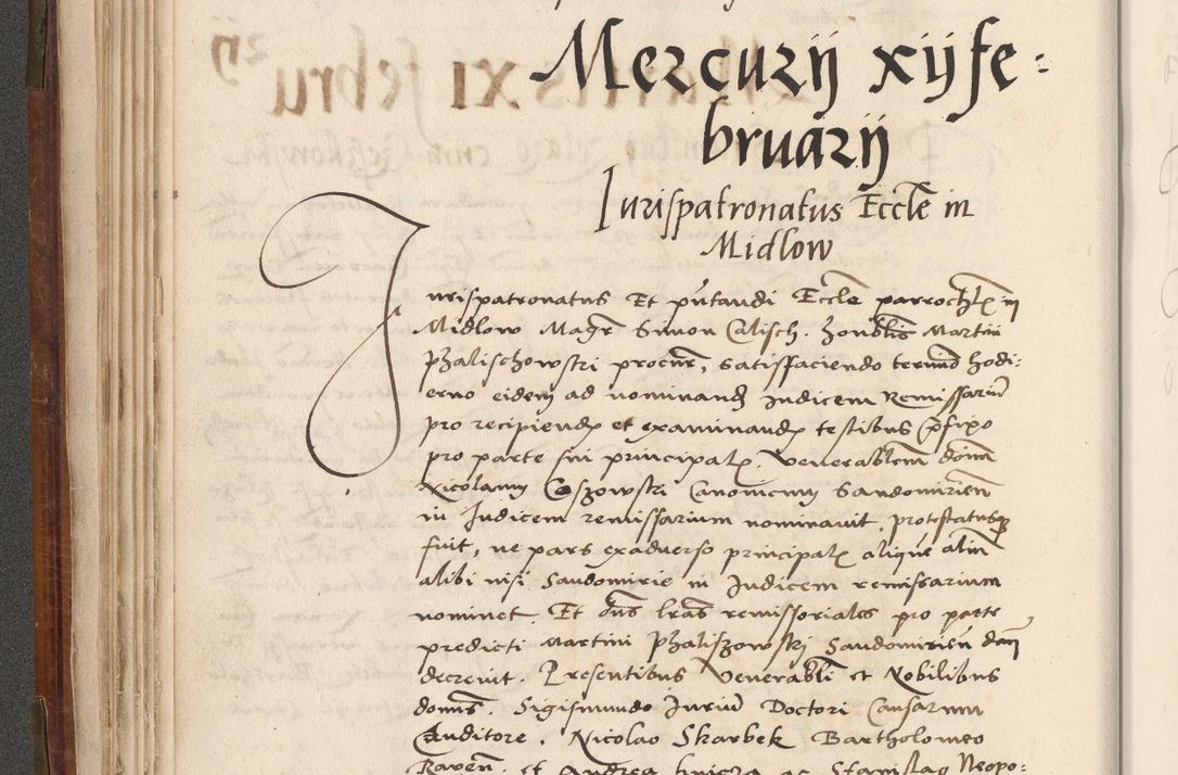 Zdjęcie nr 93 dla obiektu archiwalnego: Volumen (Pri)mum Actorum R(evere)nd(i)s(s)imi in Christo Patris D(omi)ni Petri de Gamratis Episcopi Cracoviensis a die prima mensis Novembris Anni 1539vi ad finem eiusdem anni et successive per annos 1539num et 1540mum