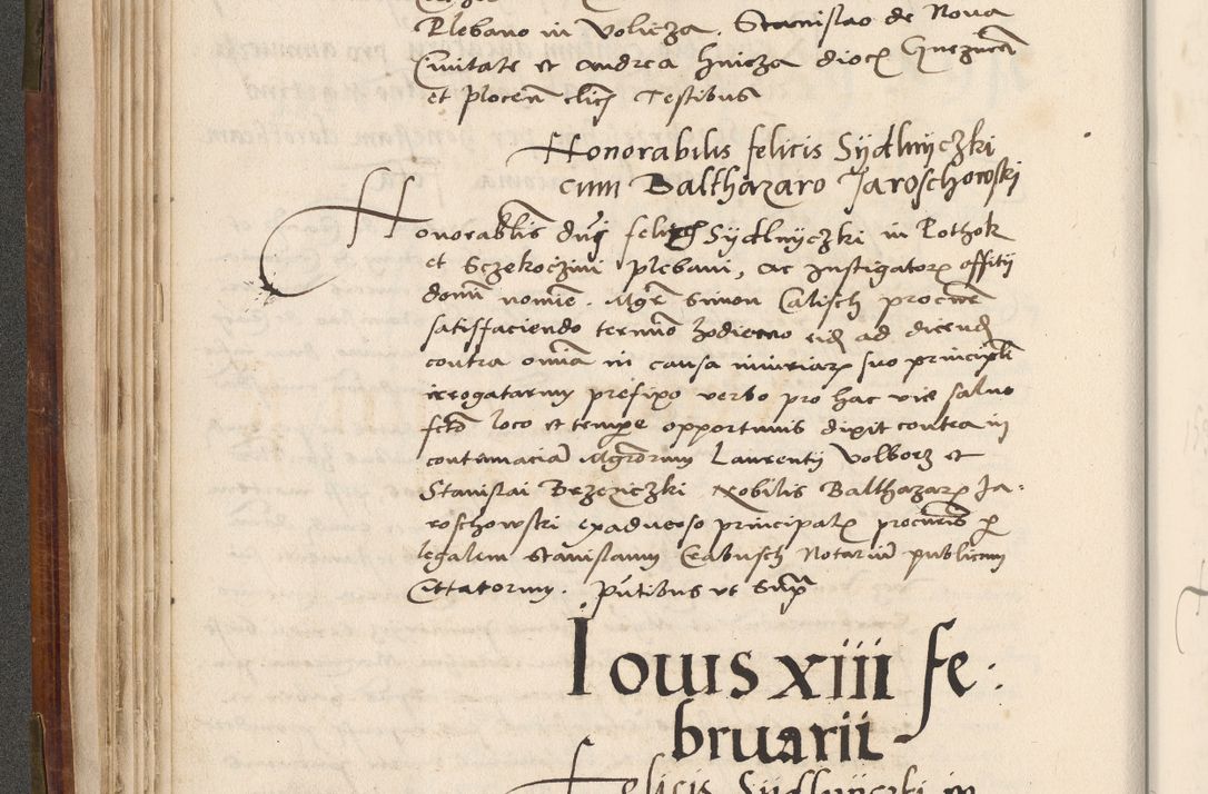 Zdjęcie nr 95 dla obiektu archiwalnego: Volumen (Pri)mum Actorum R(evere)nd(i)s(s)imi in Christo Patris D(omi)ni Petri de Gamratis Episcopi Cracoviensis a die prima mensis Novembris Anni 1539vi ad finem eiusdem anni et successive per annos 1539num et 1540mum