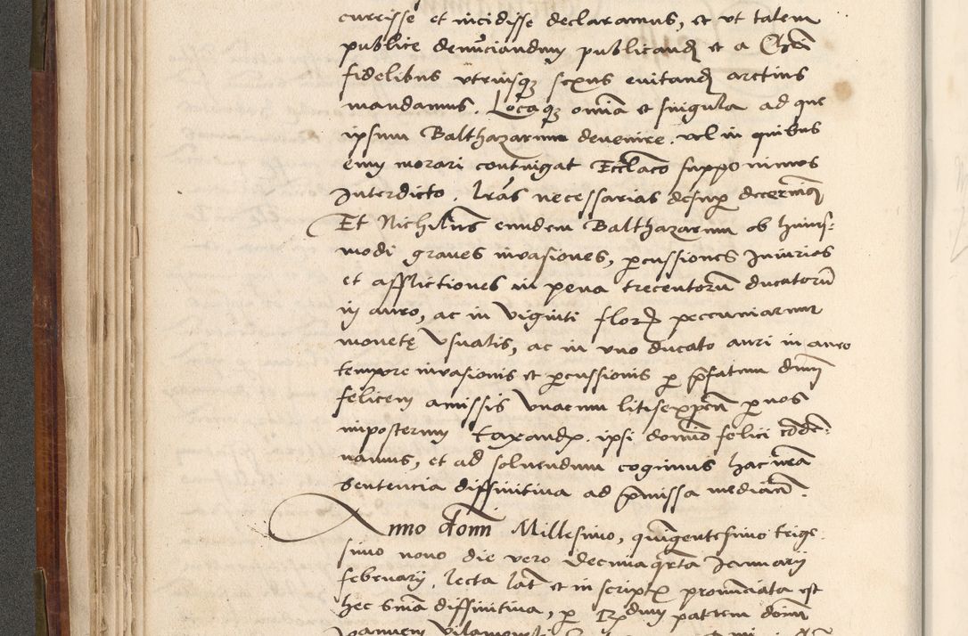 Zdjęcie nr 99 dla obiektu archiwalnego: Volumen (Pri)mum Actorum R(evere)nd(i)s(s)imi in Christo Patris D(omi)ni Petri de Gamratis Episcopi Cracoviensis a die prima mensis Novembris Anni 1539vi ad finem eiusdem anni et successive per annos 1539num et 1540mum