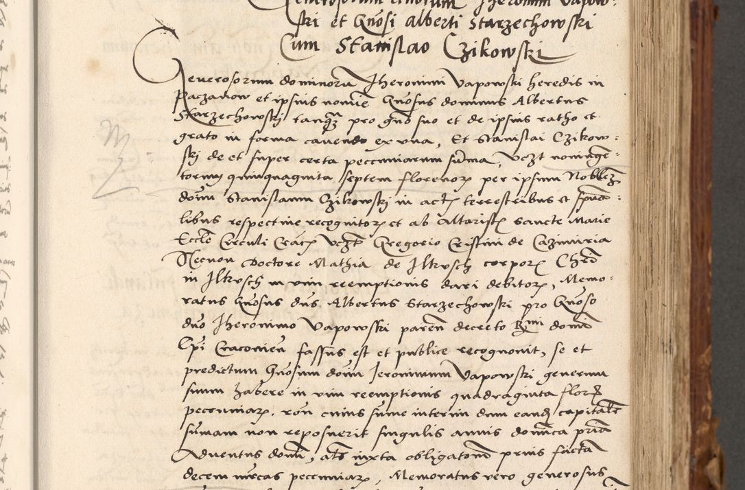 Zdjęcie nr 100 dla obiektu archiwalnego: Volumen (Pri)mum Actorum R(evere)nd(i)s(s)imi in Christo Patris D(omi)ni Petri de Gamratis Episcopi Cracoviensis a die prima mensis Novembris Anni 1539vi ad finem eiusdem anni et successive per annos 1539num et 1540mum
