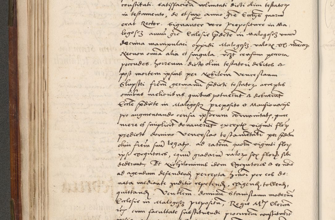 Zdjęcie nr 103 dla obiektu archiwalnego: Volumen (Pri)mum Actorum R(evere)nd(i)s(s)imi in Christo Patris D(omi)ni Petri de Gamratis Episcopi Cracoviensis a die prima mensis Novembris Anni 1539vi ad finem eiusdem anni et successive per annos 1539num et 1540mum