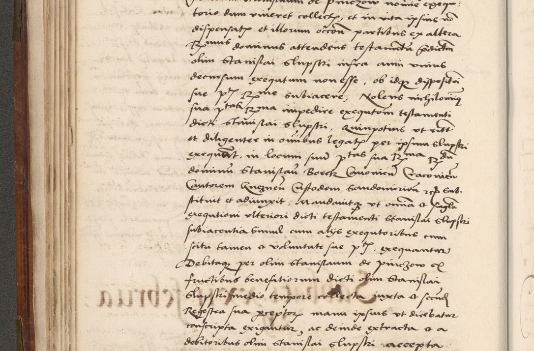 Zdjęcie nr 105 dla obiektu archiwalnego: Volumen (Pri)mum Actorum R(evere)nd(i)s(s)imi in Christo Patris D(omi)ni Petri de Gamratis Episcopi Cracoviensis a die prima mensis Novembris Anni 1539vi ad finem eiusdem anni et successive per annos 1539num et 1540mum