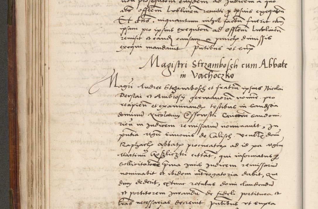 Zdjęcie nr 109 dla obiektu archiwalnego: Volumen (Pri)mum Actorum R(evere)nd(i)s(s)imi in Christo Patris D(omi)ni Petri de Gamratis Episcopi Cracoviensis a die prima mensis Novembris Anni 1539vi ad finem eiusdem anni et successive per annos 1539num et 1540mum