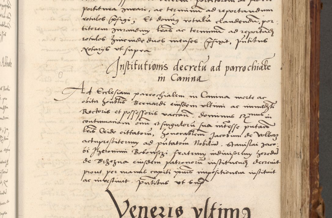 Zdjęcie nr 110 dla obiektu archiwalnego: Volumen (Pri)mum Actorum R(evere)nd(i)s(s)imi in Christo Patris D(omi)ni Petri de Gamratis Episcopi Cracoviensis a die prima mensis Novembris Anni 1539vi ad finem eiusdem anni et successive per annos 1539num et 1540mum