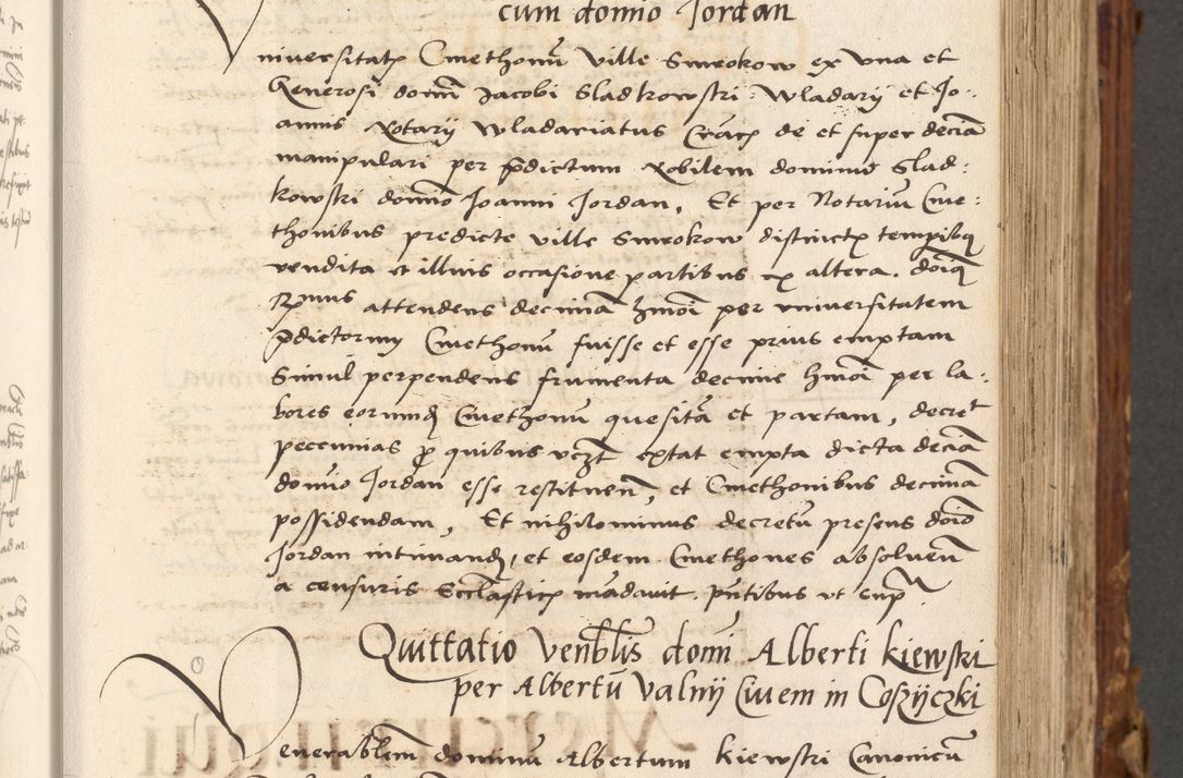 Zdjęcie nr 118 dla obiektu archiwalnego: Volumen (Pri)mum Actorum R(evere)nd(i)s(s)imi in Christo Patris D(omi)ni Petri de Gamratis Episcopi Cracoviensis a die prima mensis Novembris Anni 1539vi ad finem eiusdem anni et successive per annos 1539num et 1540mum