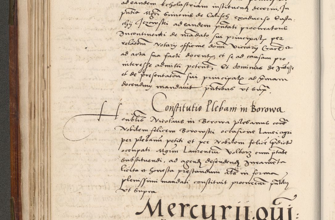 Zdjęcie nr 119 dla obiektu archiwalnego: Volumen (Pri)mum Actorum R(evere)nd(i)s(s)imi in Christo Patris D(omi)ni Petri de Gamratis Episcopi Cracoviensis a die prima mensis Novembris Anni 1539vi ad finem eiusdem anni et successive per annos 1539num et 1540mum