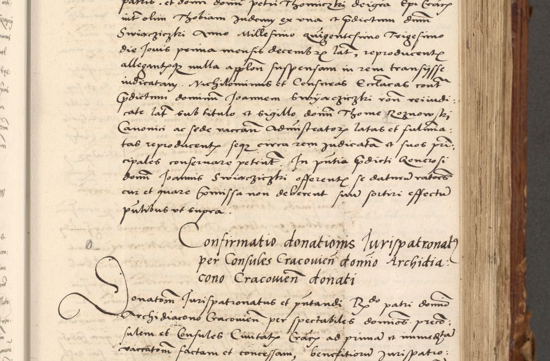 Zdjęcie nr 124 dla obiektu archiwalnego: Volumen (Pri)mum Actorum R(evere)nd(i)s(s)imi in Christo Patris D(omi)ni Petri de Gamratis Episcopi Cracoviensis a die prima mensis Novembris Anni 1539vi ad finem eiusdem anni et successive per annos 1539num et 1540mum