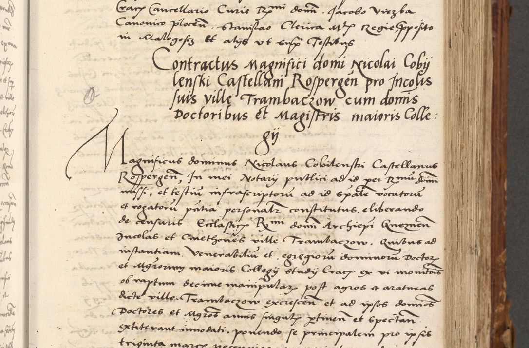 Zdjęcie nr 126 dla obiektu archiwalnego: Volumen (Pri)mum Actorum R(evere)nd(i)s(s)imi in Christo Patris D(omi)ni Petri de Gamratis Episcopi Cracoviensis a die prima mensis Novembris Anni 1539vi ad finem eiusdem anni et successive per annos 1539num et 1540mum