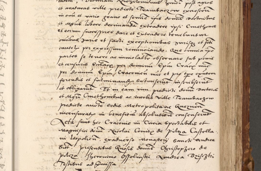Zdjęcie nr 128 dla obiektu archiwalnego: Volumen (Pri)mum Actorum R(evere)nd(i)s(s)imi in Christo Patris D(omi)ni Petri de Gamratis Episcopi Cracoviensis a die prima mensis Novembris Anni 1539vi ad finem eiusdem anni et successive per annos 1539num et 1540mum