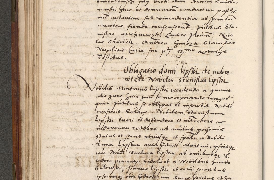 Zdjęcie nr 129 dla obiektu archiwalnego: Volumen (Pri)mum Actorum R(evere)nd(i)s(s)imi in Christo Patris D(omi)ni Petri de Gamratis Episcopi Cracoviensis a die prima mensis Novembris Anni 1539vi ad finem eiusdem anni et successive per annos 1539num et 1540mum