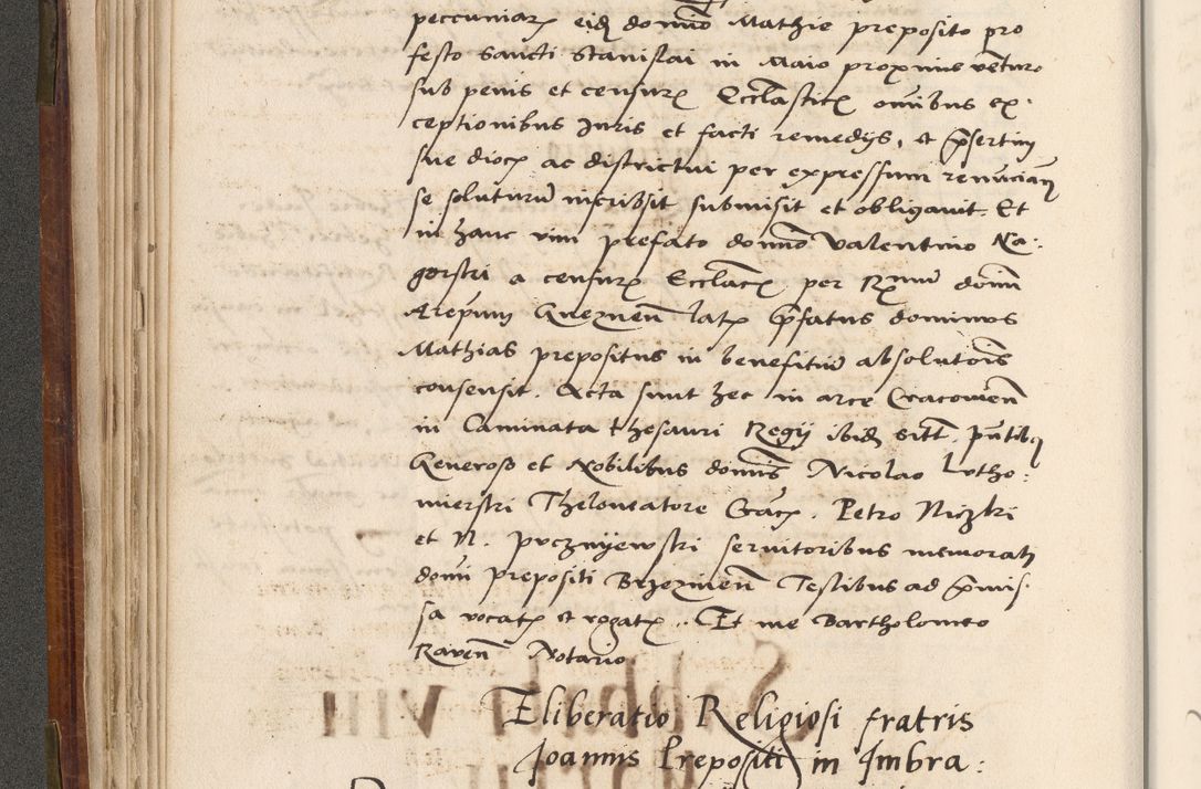 Zdjęcie nr 131 dla obiektu archiwalnego: Volumen (Pri)mum Actorum R(evere)nd(i)s(s)imi in Christo Patris D(omi)ni Petri de Gamratis Episcopi Cracoviensis a die prima mensis Novembris Anni 1539vi ad finem eiusdem anni et successive per annos 1539num et 1540mum